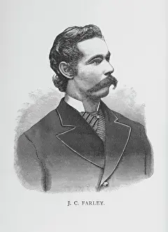 African American Artist Drucke: J. C. Farley, 1887. Creator: Unknown