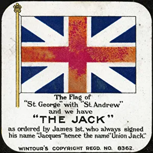 British Flag History Drucke: The Jack, c1910s(?)