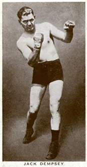 Sport Drucke: Jack Dempsey, amerikanischer Boxer, 1938