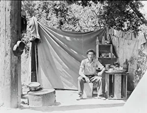 Migrant Worker Images Drucke: Jack Neill, migratory fruit tramp