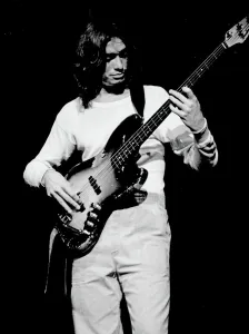 Drucke von Jaco Pastorius, Odeon Hammersmith, London 1976 Veranstaltung Drucke: Jaco Pastorius, Odeon Hammersmith, London 1976. Künstler: Brian O'Connor