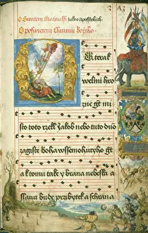 Czech Republic Historical Images Drucke: Jacobs Ladder, 1570. Creator: Unknown