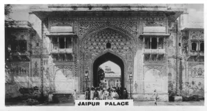 Indian Empire Architecture Drucke: Jaipur Palace, India, c1925