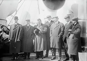 Jakob Daubert ,Joshua DeVore,Larry Doyle,Rudolf Märkward,Art Devin,Fredrich Merkel... (Baseball) 1911. Schöpfer :Bain-News Service