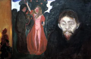 Gier, 1895 Künstler: Edvard Munch