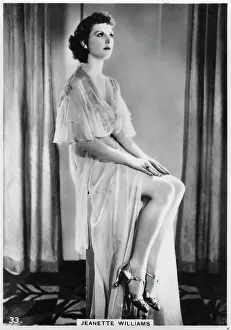 Female Beauty Models Drucke: Jeanette Williams, c1938