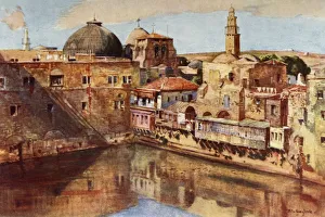 Holy Land Landscape Drucke: Jerusalem. - The Pool of Hezekiah, 1902. Creator: John Fulleylove