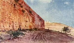 Ancient Jerusalem Architecture Drucke: Jerusalem. - The Triple Gate of The Temple Area, 1902. Creator: John Fulleylove