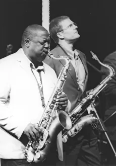 National Jazz Archive Collection Drucke: Jesse Davis and Eric Alexander, c1995. Creator: Brian Foskett