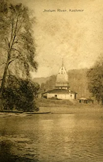 Fluss Jhelum, Jammu und Ka Schmeierns 1918-1939. Ersteller unbekannt