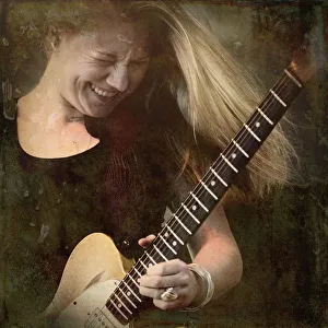 Musikfestival Drucke: Joanne Shaw Taylor, 2011 Künstler: Alan John Ainsworth