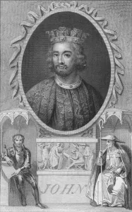 King Of England Portrait Drucke: John, 1788