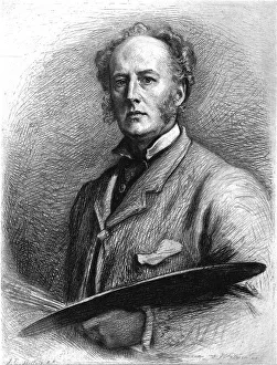 British Artist Portrait Drucke: John Everett Millais, Esq. R.A. after himself, c1880-83. Creator: Charles Waltner
