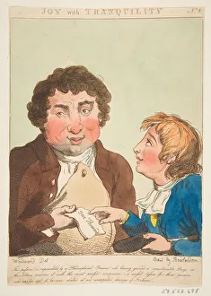 Freude mit Ruhe (Le Brun Travestiert oder Charaktere der Leidenschaften), 21. Januar