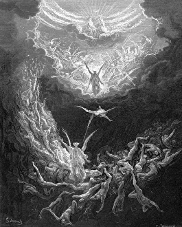 Künstler Drucke: Die letzte Gerichtsbarkeit, 1865-1866. Künstler: Gustave Doré