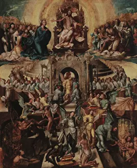 Bible Illustration Drucke: The Last Judgement. Creator: Master of 1549