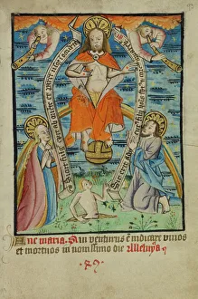 English Heritage Art Drucke: The Last Judgment, about 1480-1490. Creator: Unknown