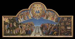Drucke von Die letzte Gerichtsbarkeit Fra Angelico Drucke: Die letzte Gerichtsbarkeit um circa 1432 von dem Künstler Angelico