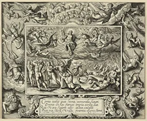 Die letzte Gerichtsbarkeit, um ca 1570 Künstler: Jan Wierix