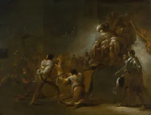 Die Entscheidung Salomos, Ende der 1640er Jahre. Ersteller: Leonard Bramer