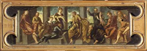 Die Entscheidung Salomos. Schöpfer: Tintoretto, Jacopo (1518-1594)