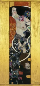 Drucke von Judith II (Salome), 1909. Im Bestand der Galerie internationale moderner Kunst des Museo Ca' Pesaro in Venedig Gustav Klimt Drucke: Judit II (Salome), 1909. Künstler: Klimt, Gustav (1862-1918)