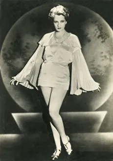 Vintage American Actresses Drucke: Juliette Compton, 1938. Creator: Unknown