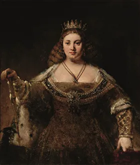 Rembrandt Van Rhijn Drucke: Juno, ca 1662-1665
