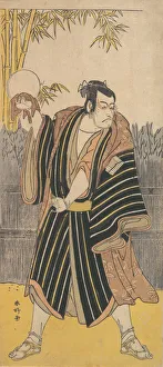 Kabuki Schauspieler Ichikawa Danjuro V, um 1788-90. Erfinder: Katsukawa Shunko