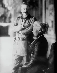 Black And White Photography Collection Drucke: Kaiser & Kaiserin, between c1910 and c1915. Creator: Bain News Service