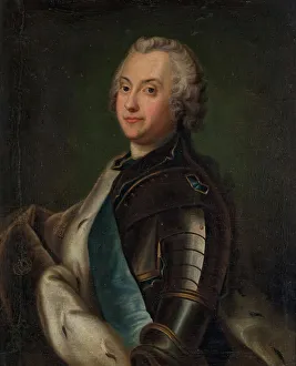 Swedish Royal History Drucke: King Adolf Frederick, (c1740s) Creator: Lorens Pasch the Elder