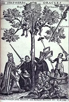 Der Baum der Religion unter Schutz von König Karl I.