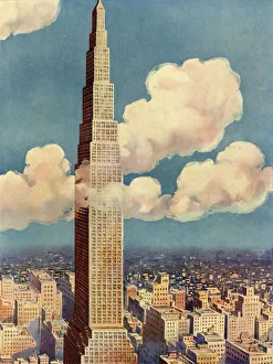 British Civil Engineering Drucke: The King of Skyscrapers - Larkin Tower, c1930. Creator: Unknown