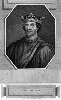 Medieval England Royalty Drucke: King William II