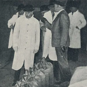 Monochrome Royal Portraits Drucke: The Kings Interest in Industry, c1933, (1937). Creator: Unknown