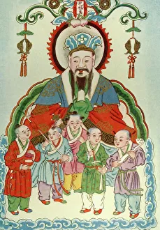 Drucke von Der Küchen-Gott, 1922 Küche Drucke: Der Küchen-Gott, 1922. Schöpfer: Unbekannt.