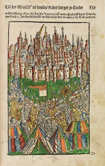 Anonymous Woodcut Art Drucke: Koelhoffsche Chronik (Chronicle of Cologne), 1499. Creator: Anonymous