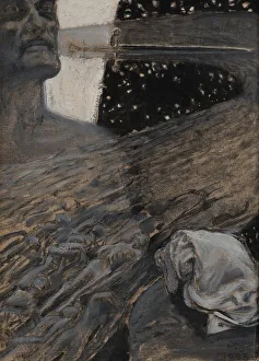 Jean Sibelius Artwork Drucke: Kuolleitten virta, 1893