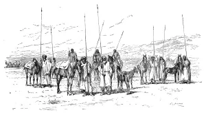 Drucke von Kurdischer Kavallerie , 1895 . Aus dem Universalen Geographischen mit Abbildungen und Karten , Division XVI geschrieben von Elisee Reclus und veröffentlicht durch Virtue and Co Bilder Datiert 2008 Februar: kürdische Reitertruppen, 1895