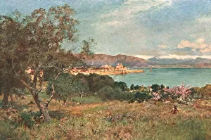 Cote D Azur Landscape Drucke: La Cote d Azur, 1899, (c1902). Creator: Unknown