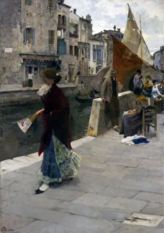 Young Woman In Hat Drucke: La fa la modella, 1884