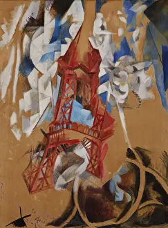 Eiffel Tower Art Drucke: La Tour Eiffel (The Eiffel Tower). Creator: Delaunay, Robert (1885-1941)