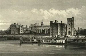 British Christian Heritage Drucke: Lambeth Palace, c1876. Creator: Unknown