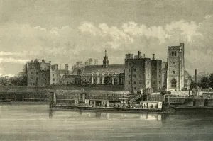 Lambeth Palace Drucke: Lambeth Palace, (c1878). Creator: Unknown