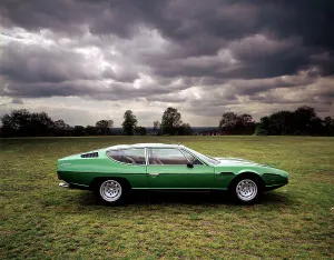 Italian Luxury Cars Drucke: Lamborghini Espada, c1970