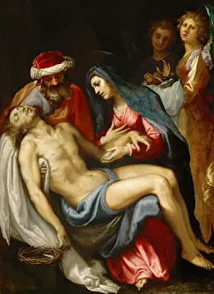 Vienne Art History Museum Collection Drucke: The Lamentation over Christ