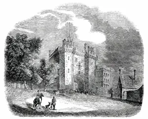 Ancient British Fortifications Drucke: Lancaster Castle, 1850. Creator: Unknown