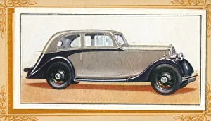 Transportation In The Thirties Drucke: Lanchester 10 Streamlined Saloon, c1936
