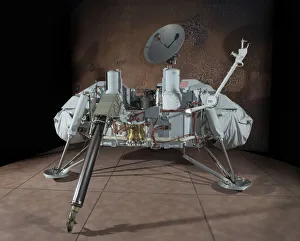 NASA Mars Exploration Drucke: Lander, Mars, Viking, Proof Test Article, ca. 1964. Creator: Martin Marietta