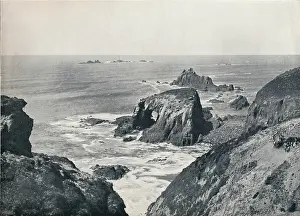 Black And White Britain Drucke: Land's End, 1895. Creator: Unknown.
Land's End, 1895. Creator: Unknown